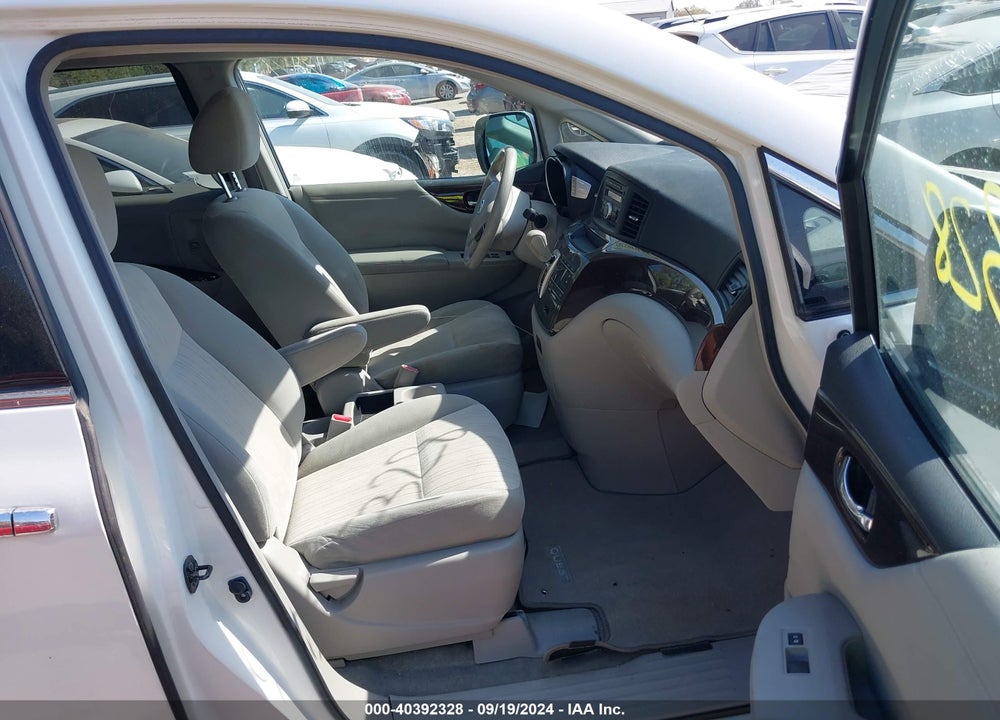 2012 NISSAN QUEST S VIN: JN8AE2KP2C9036000