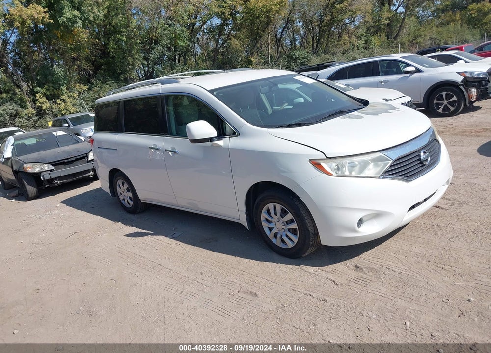2012 NISSAN QUEST S VIN: JN8AE2KP2C9036000