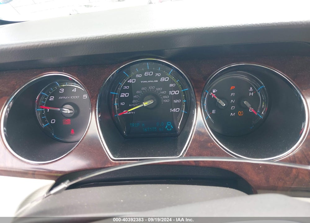 2012 FORD TAURUS SEL VIN: 1FAHP2EW2CG124456