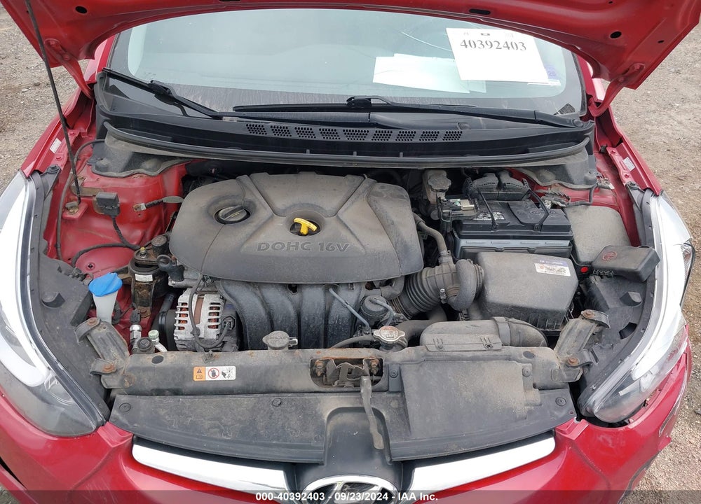 2016 HYUNDAI ELANTRA SE VIN: KMHDH4AE1GU518242
