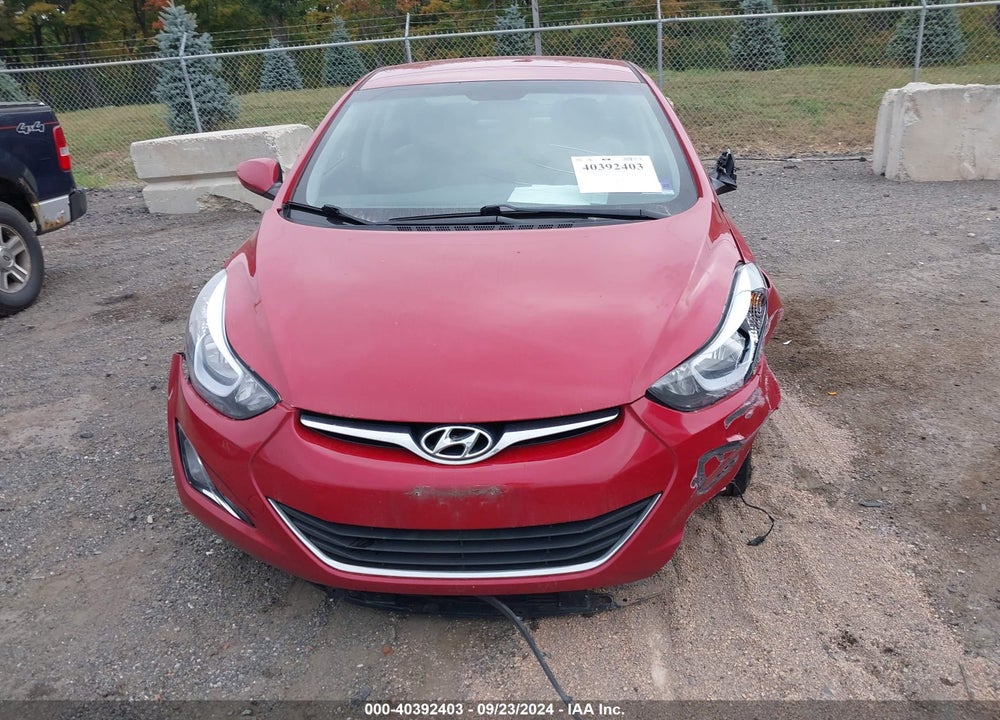 2016 HYUNDAI ELANTRA SE VIN: KMHDH4AE1GU518242