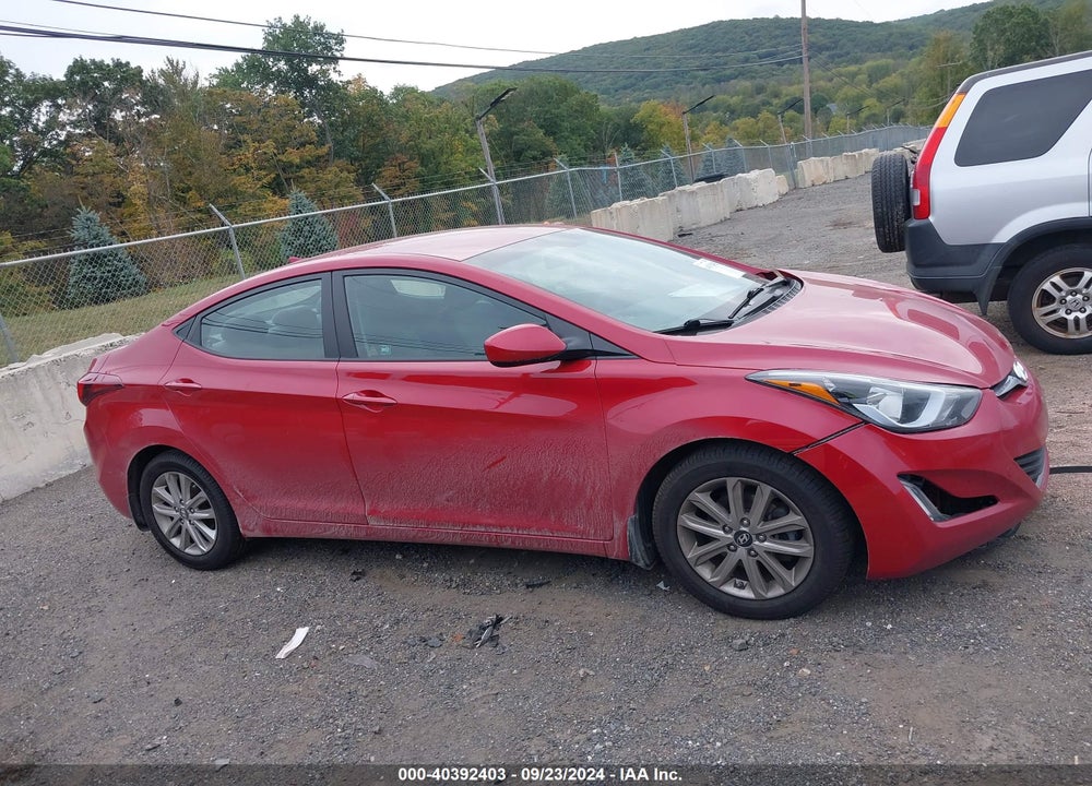 2016 HYUNDAI ELANTRA SE VIN: KMHDH4AE1GU518242