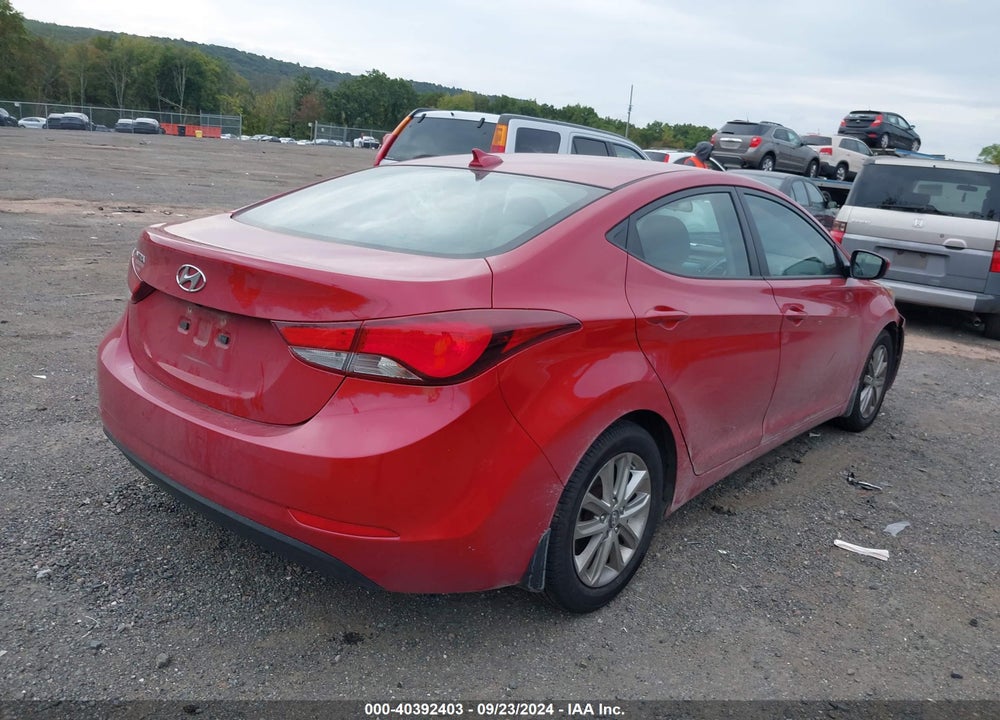 2016 HYUNDAI ELANTRA SE VIN: KMHDH4AE1GU518242