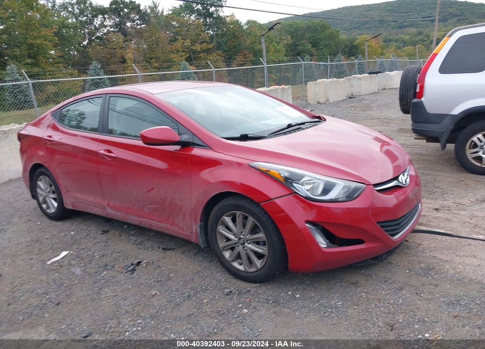 2016 HYUNDAI ELANTRA SE VIN: KMHDH4AE1GU518242