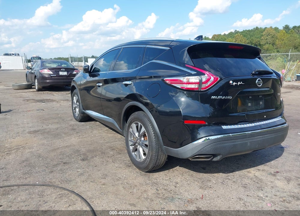 2017 NISSAN MURANO SL VIN: 5N1AZ2MG4HN104868