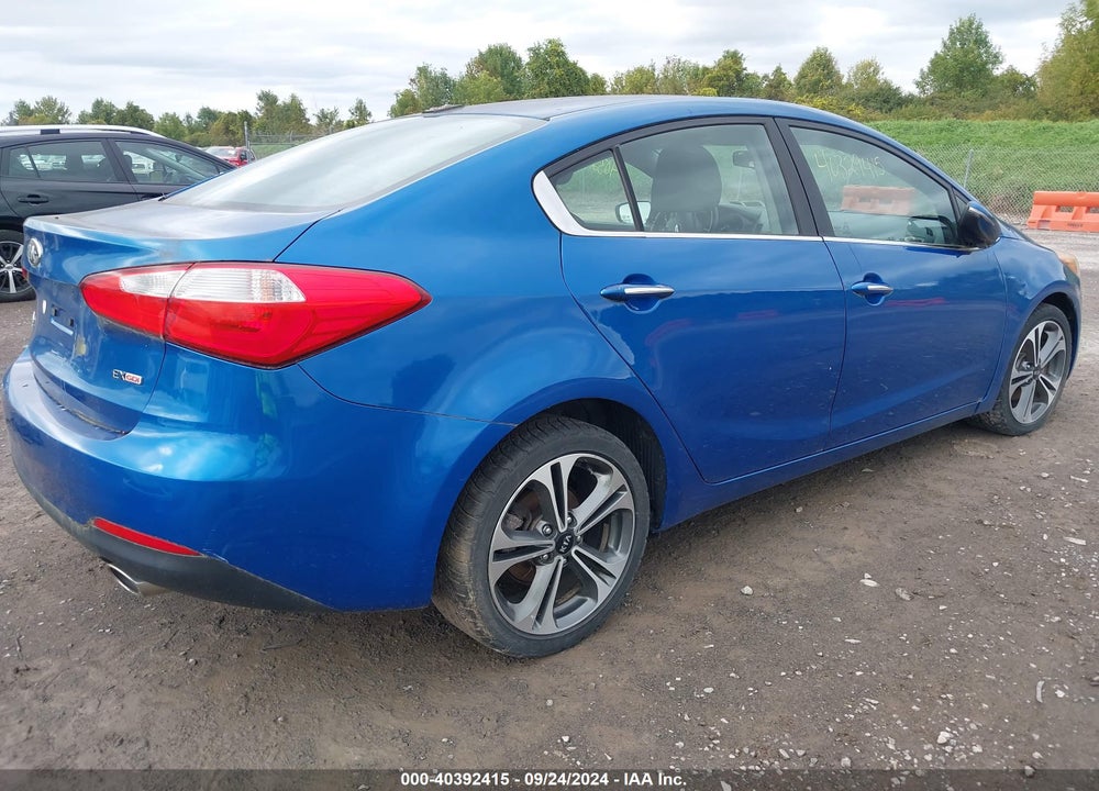 2014 KIA FORTE EX VIN: KNAFX4A82E5100822