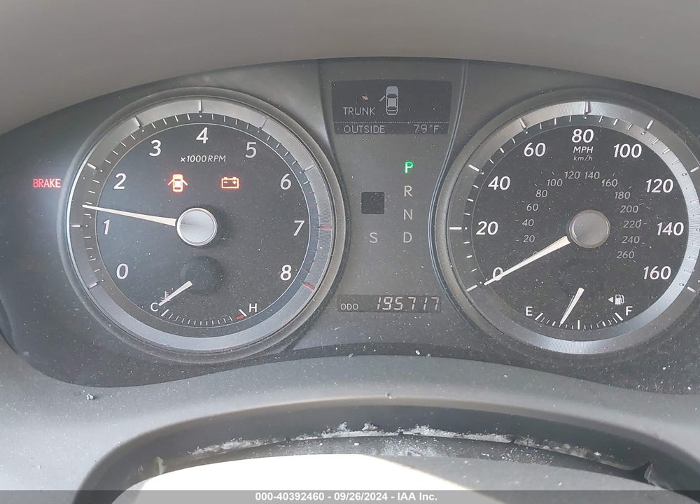 2008 LEXUS ES 350 VIN: JTHBJ46G182222014