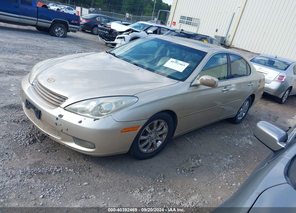 2004 LEXUS ES 330 VIN: JTHBA30G640009620