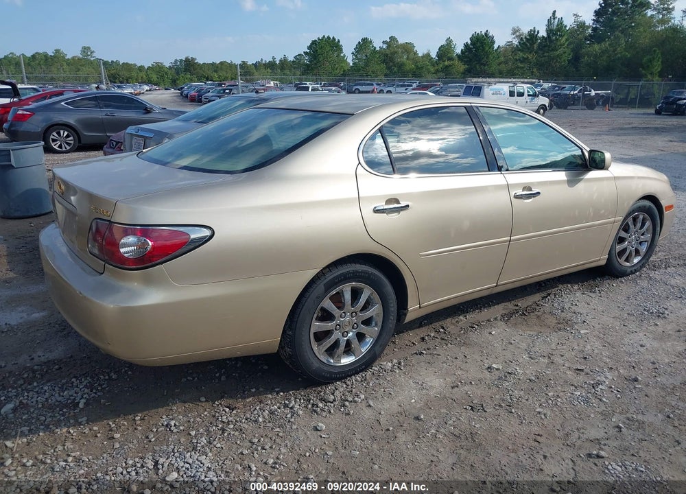 2004 LEXUS ES 330 VIN: JTHBA30G640009620