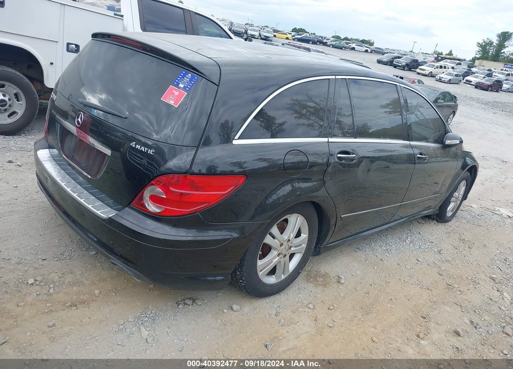 2008 MERCEDES-BENZ R 350 4MATIC VIN: 4JGCB65E68A062258