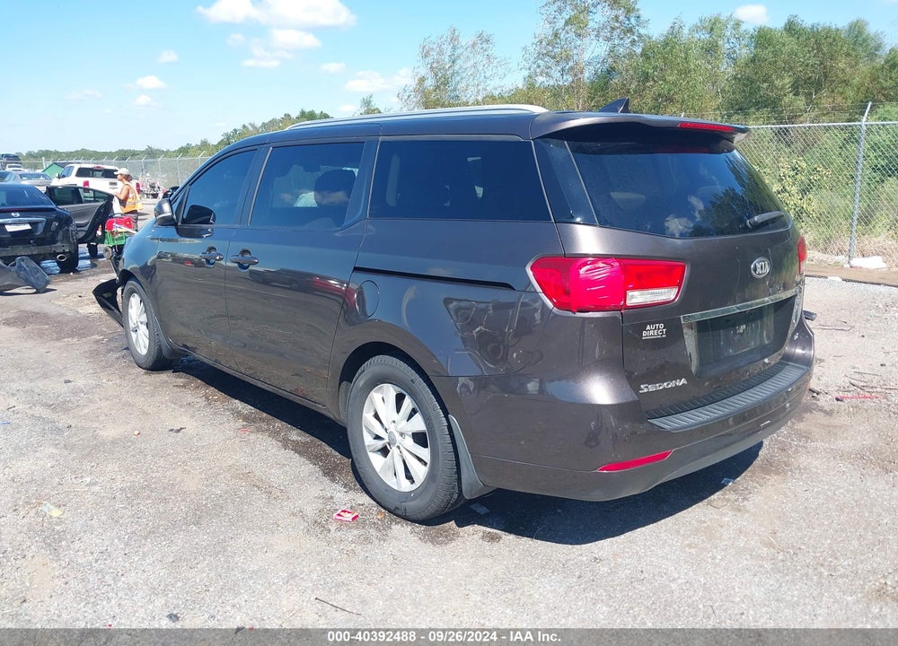 2016 KIA SEDONA LX VIN: KNDMB5C19G6185797
