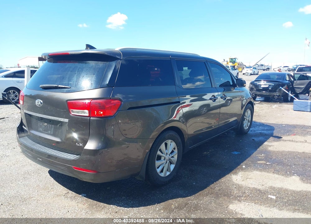2016 KIA SEDONA LX VIN: KNDMB5C19G6185797