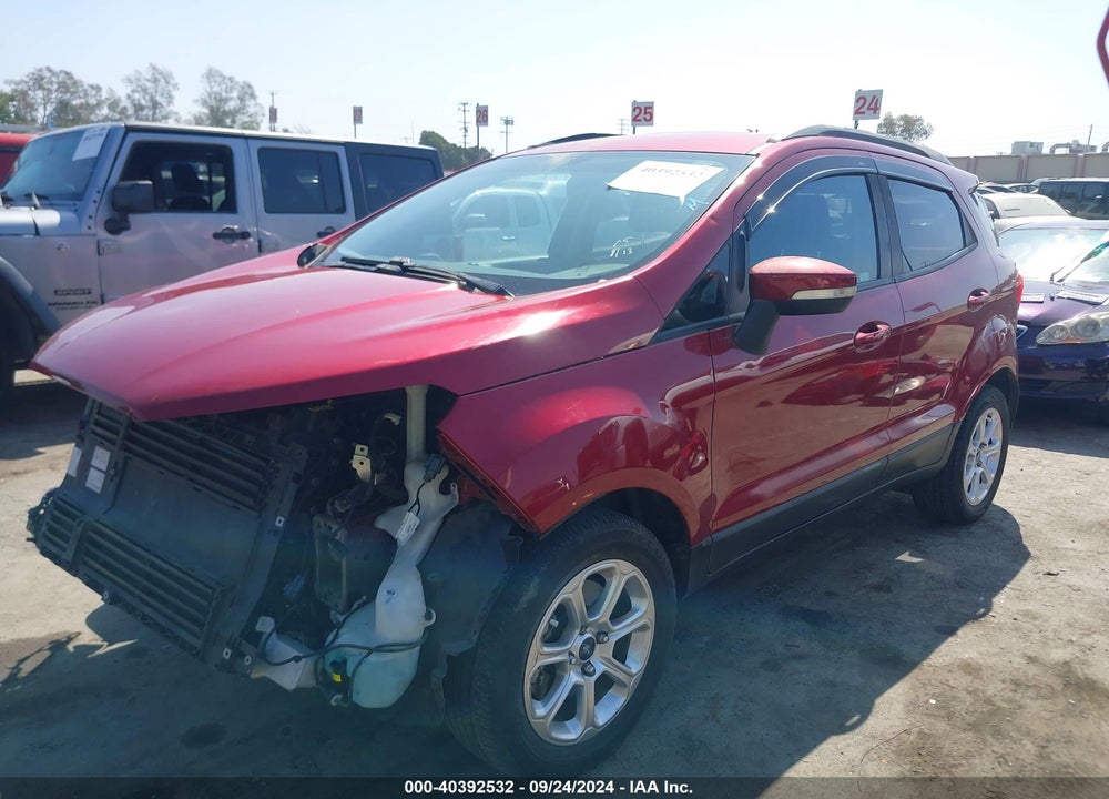 2018 FORD ECOSPORT SE VIN: MAJ3P1TE6JC220349