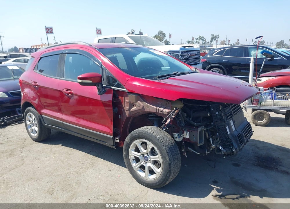 2018 FORD ECOSPORT SE VIN: MAJ3P1TE6JC220349