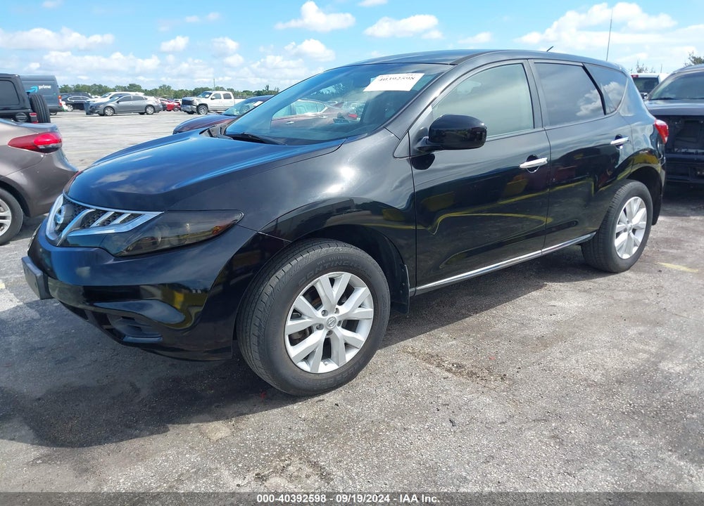 2014 NISSAN MURANO S VIN: JN8AZ1MU4EW400679