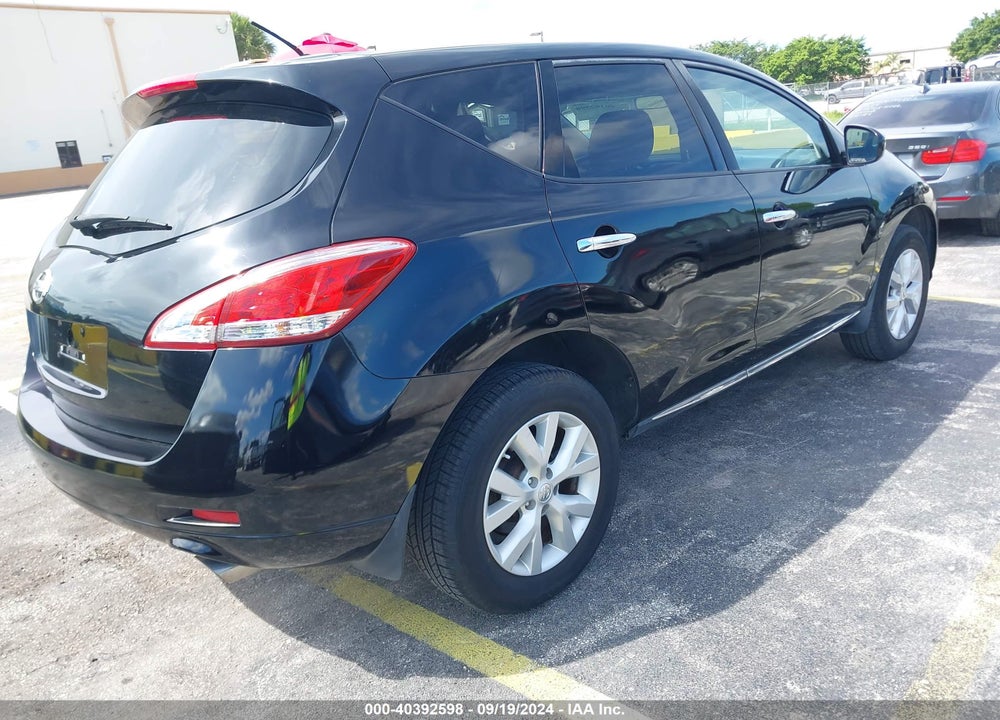 2014 NISSAN MURANO S VIN: JN8AZ1MU4EW400679