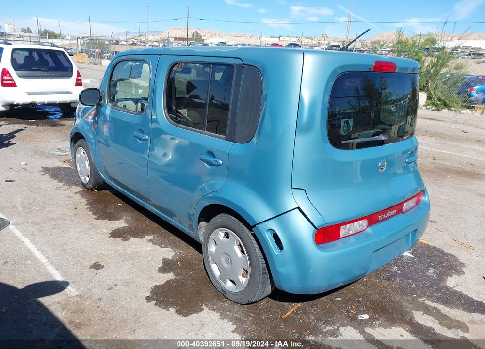 2009 NISSAN CUBE 1.8S VIN: JN8AZ28R19T125498