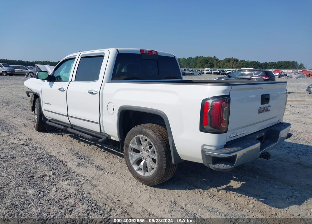 2018 GMC SIERRA 1500 SLT VIN: 3GTU2NEC8JG587198