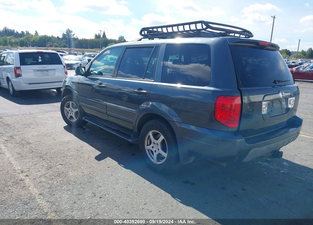 2003 HONDA PILOT EX-L VIN: 2HKYF18553H523707
