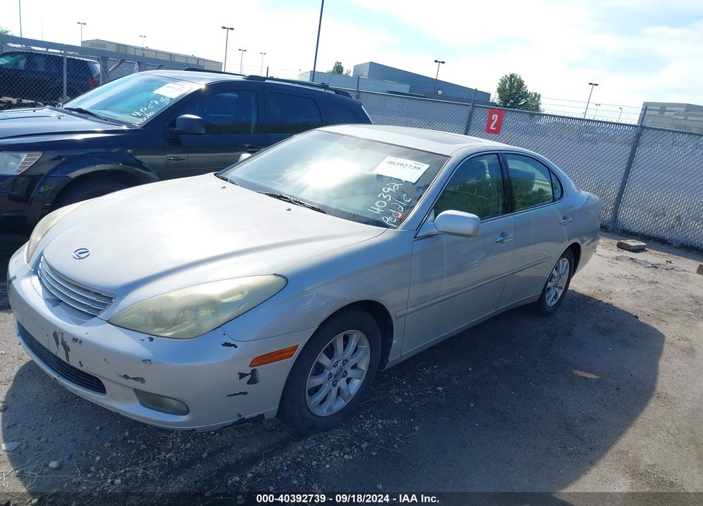 2003 LEXUS ES 300 VIN: JTHBF30GX36004899