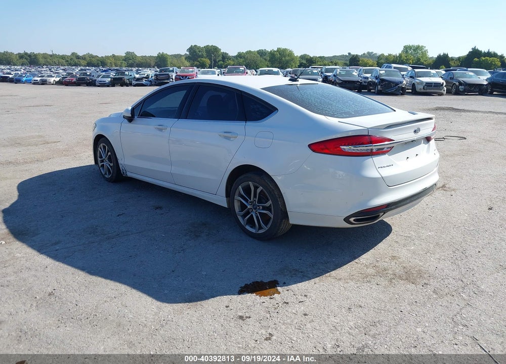 2017 FORD FUSION SE VIN: 3FA6P0T99HR144373