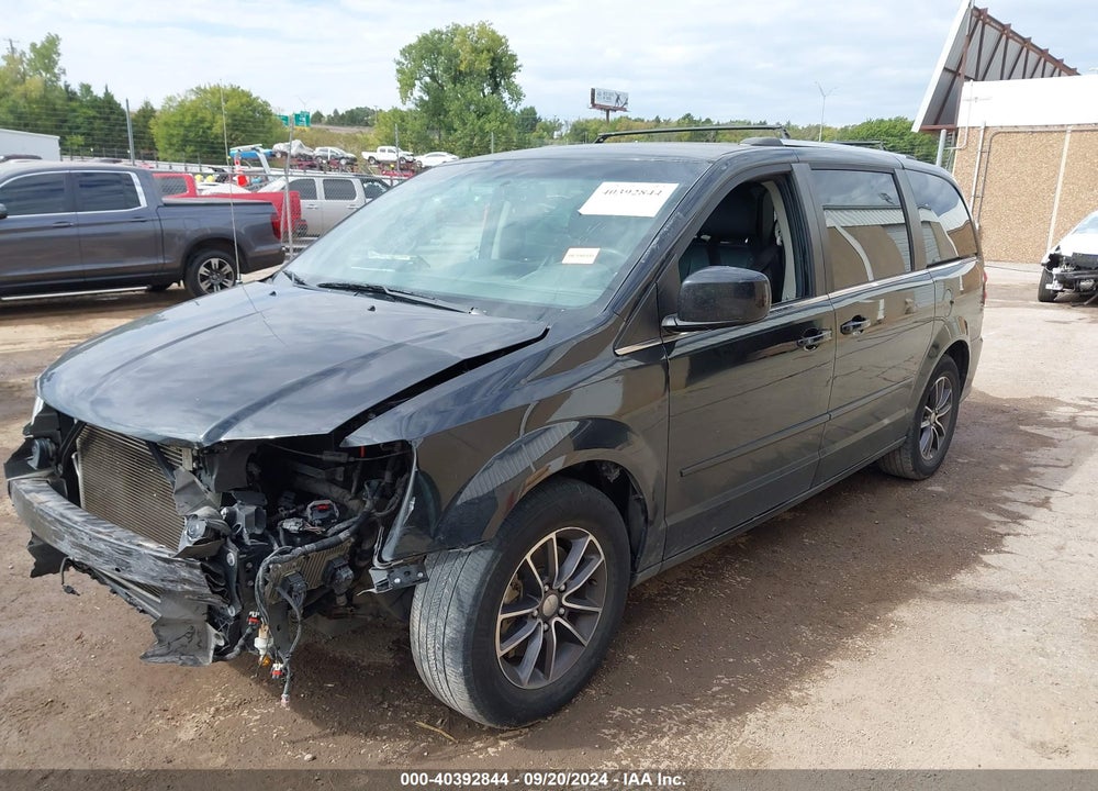 2017 DODGE GRAND CARAVAN SXT VIN: 2C4RDGCG4HR596292