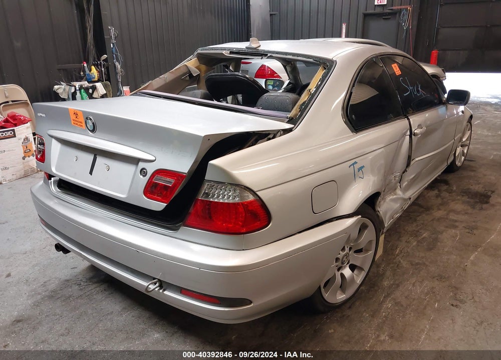 2004 BMW 330CI VIN: WBABD53494PL12644