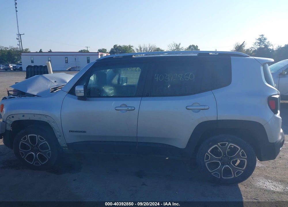 2016 JEEP RENEGADE LIMITED VIN: ZACCJBDT2GPC74864