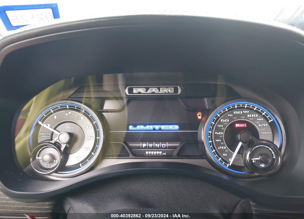2019 RAM 1500 LIMITED 4X4 5'7 BOX VIN: 1C6SRFHT5KN845312