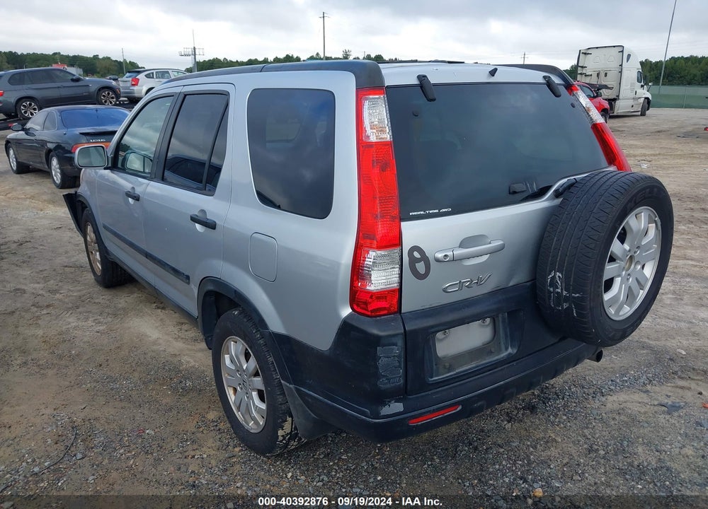 2006 HONDA CR-V EX VIN: SHSRD78866U422579