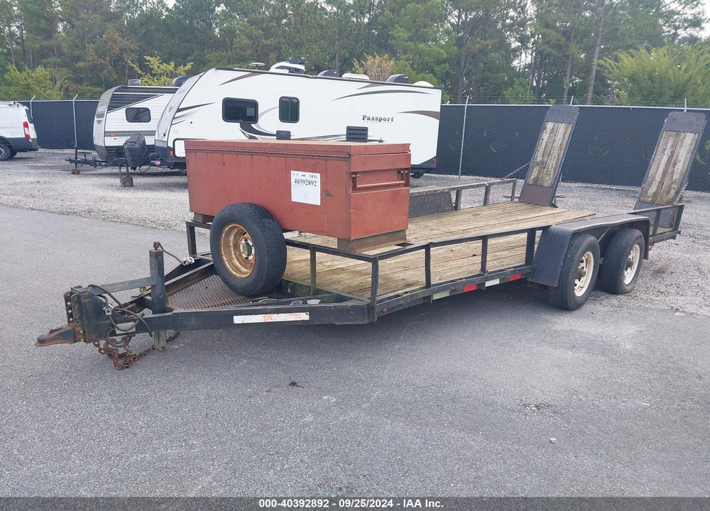 2001 BACKYARD TRAILER 2 AXEL VIN: 1B9BF1620YC569051