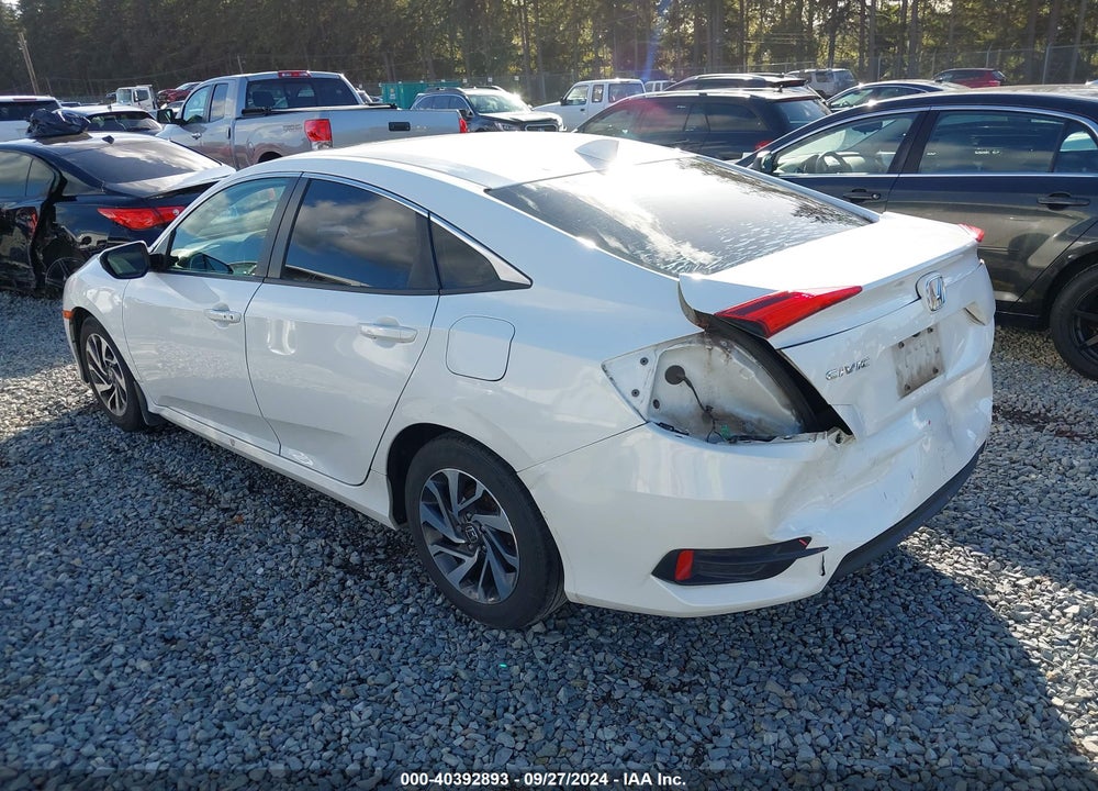 2018 HONDA CIVIC EX VIN: 2HGFC2F77JH527050