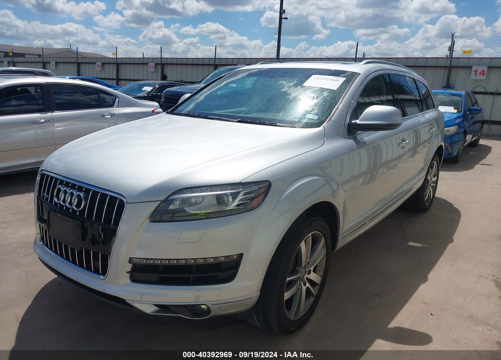 2013 AUDI Q7 3.0T PREMIUM VIN: WA1LGAFE6DD016097
