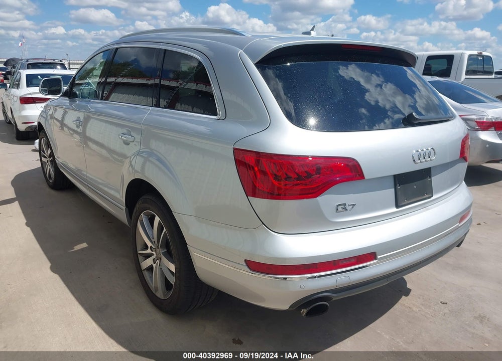 2013 AUDI Q7 3.0T PREMIUM VIN: WA1LGAFE6DD016097