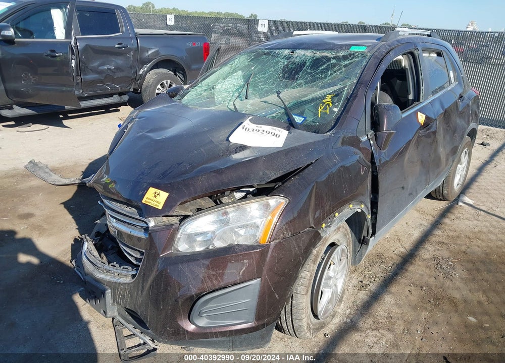 2015 CHEVROLET TRAX LT VIN: KL7CJLSB7FB184602