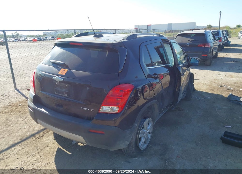 2015 CHEVROLET TRAX LT VIN: KL7CJLSB7FB184602