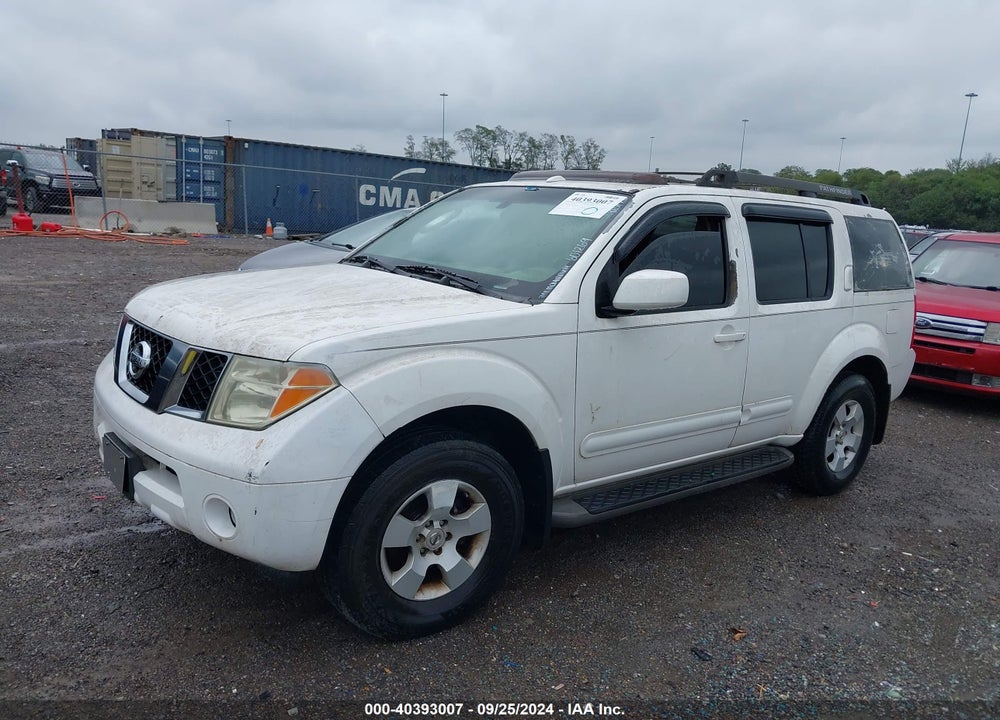 2007 NISSAN PATHFINDER SE VIN: 5N1AR18U77C601269