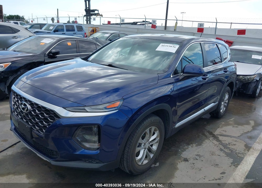 2019 HYUNDAI SANTA FE SE VIN: 5NMS2CAD9KH115124