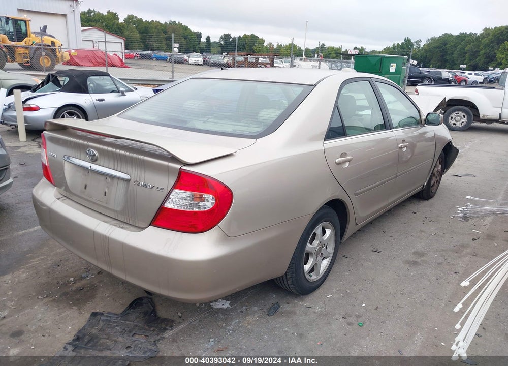 2004 TOYOTA CAMRY LE VIN: 4T1BE32K14U903648