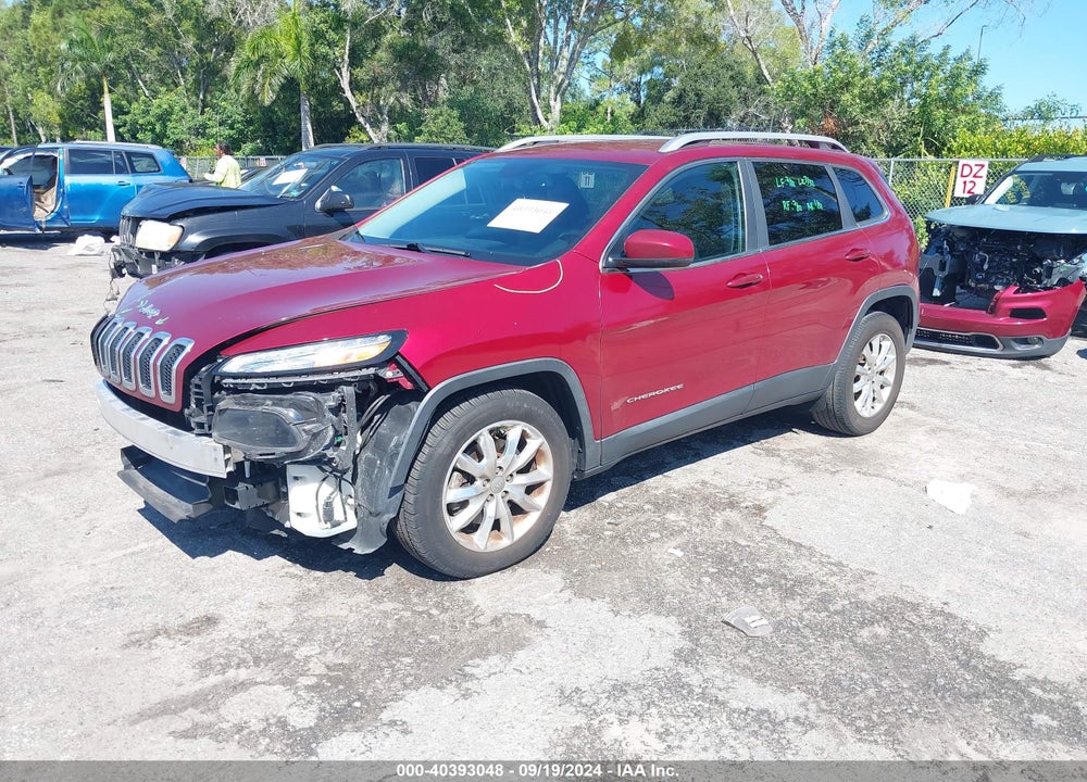 2017 JEEP CHEROKEE LIMITED FWD VIN: 1C4PJLDBXHW526010