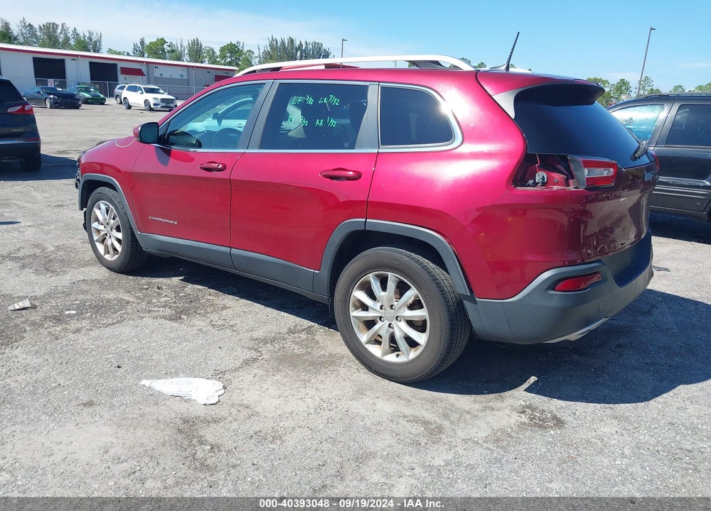 2017 JEEP CHEROKEE LIMITED FWD VIN: 1C4PJLDBXHW526010