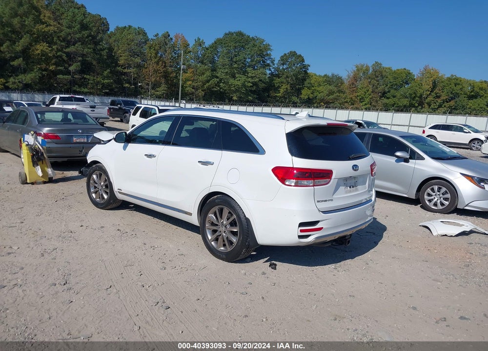 2016 KIA SORENTO 3.3L SXL VIN: 5XYPKDA53GG015669