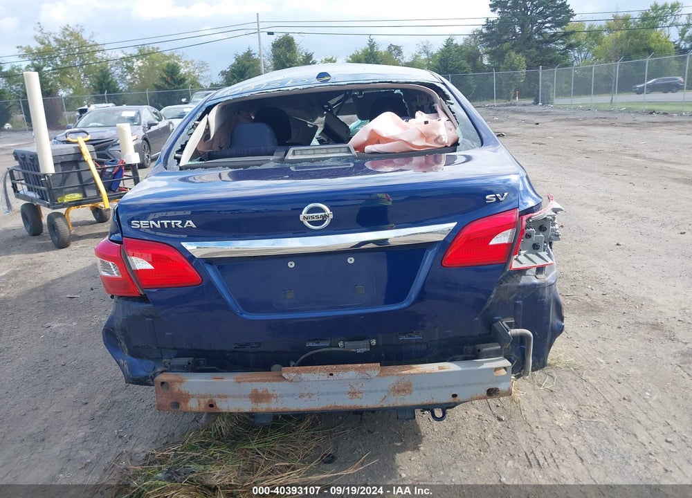 2017 NISSAN SENTRA SV VIN: 3N1AB7AP4HL657193