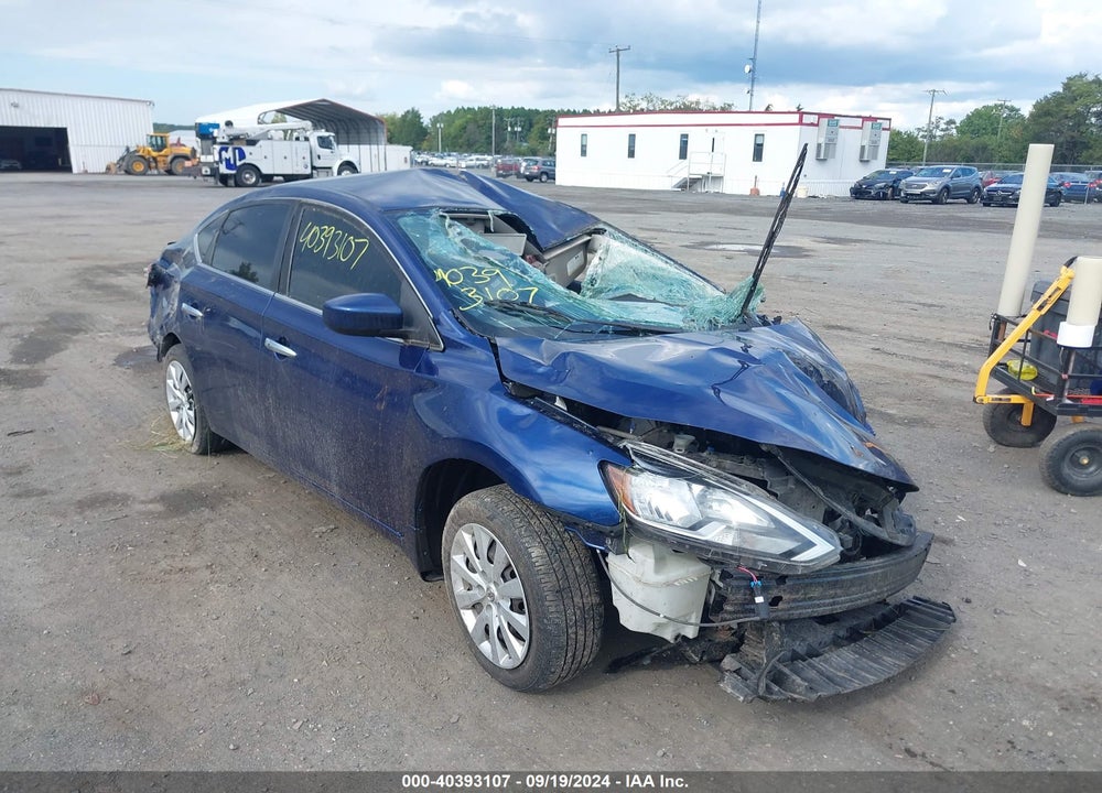 2017 NISSAN SENTRA SV VIN: 3N1AB7AP4HL657193