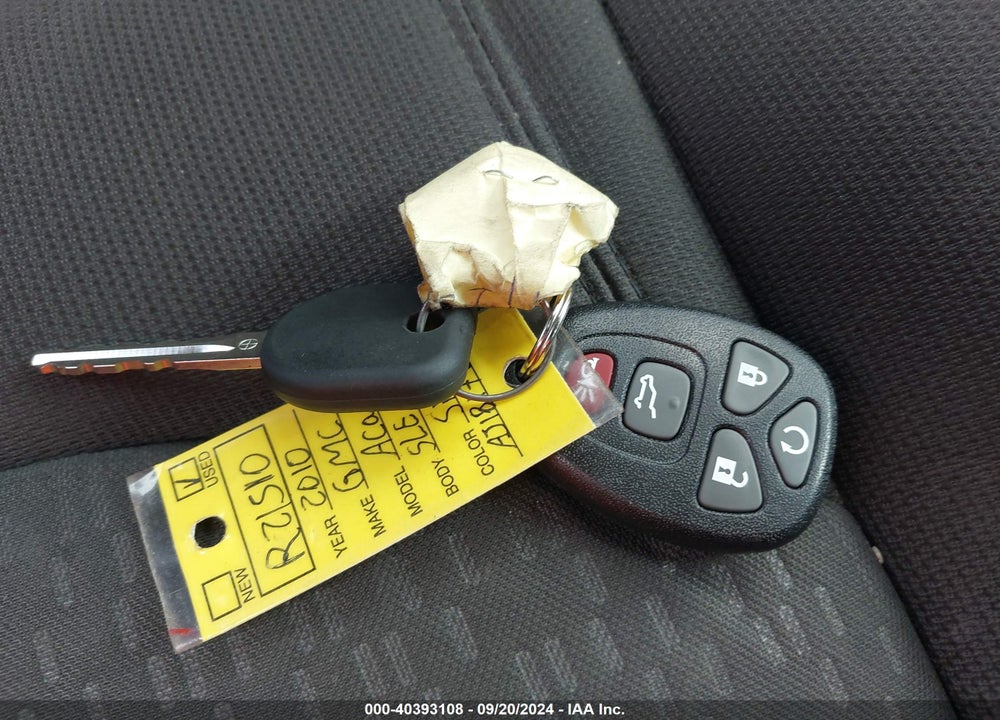 2010 GMC ACADIA SLE VIN: 1GKLRLED5AJ181726