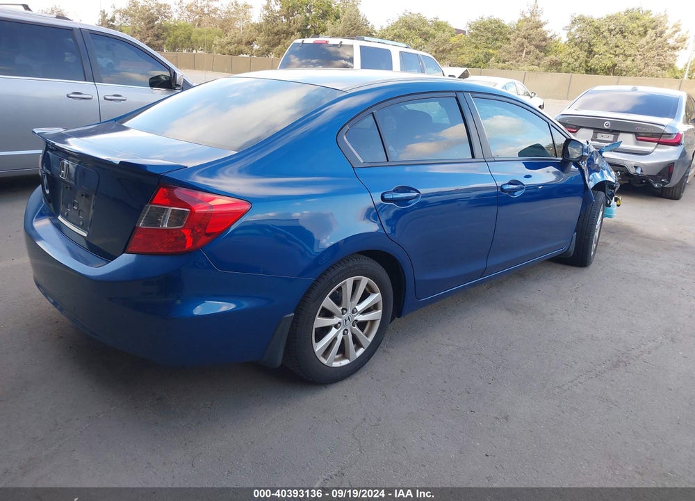 2012 HONDA CIVIC EX-L VIN: 19XFB2F98CE342958