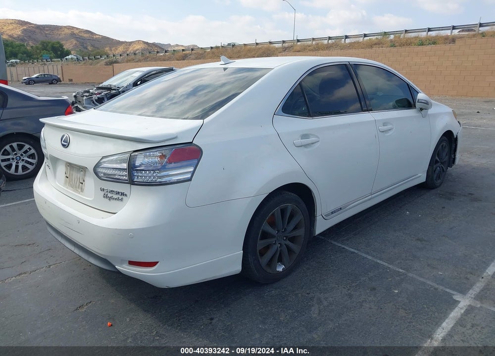 2010 LEXUS HS 250H PREMIUM VIN: JTHBB1BA2A2013951