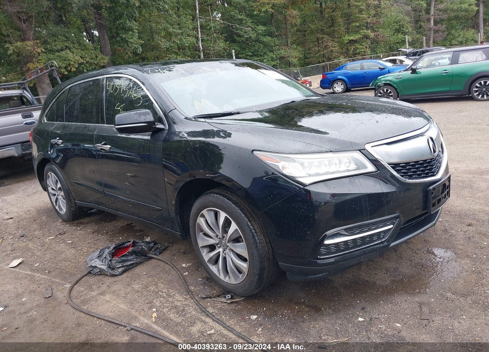 2015 ACURA MDX TECHNOLOGY PACKAGE VIN: 5FRYD4H47FB002116