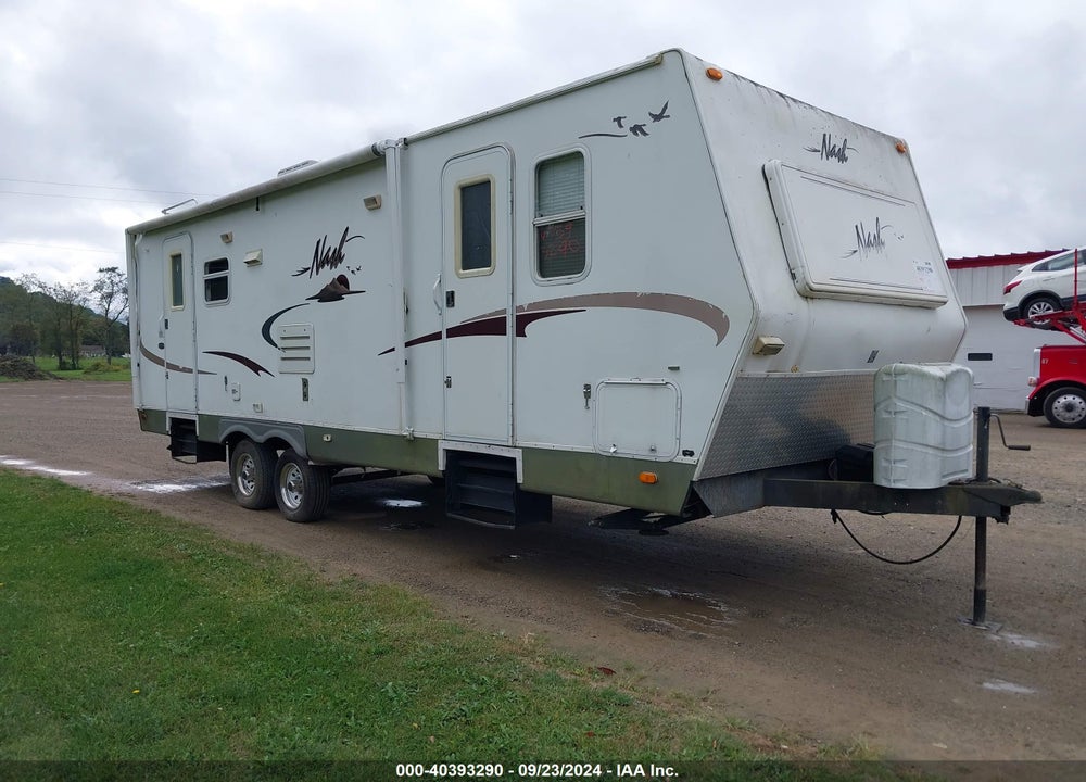 2007 NORTHWOOD NASH TRAVEL TRAILER 27FT 1 SLD  WHITE VIN: 4N11T272970204483