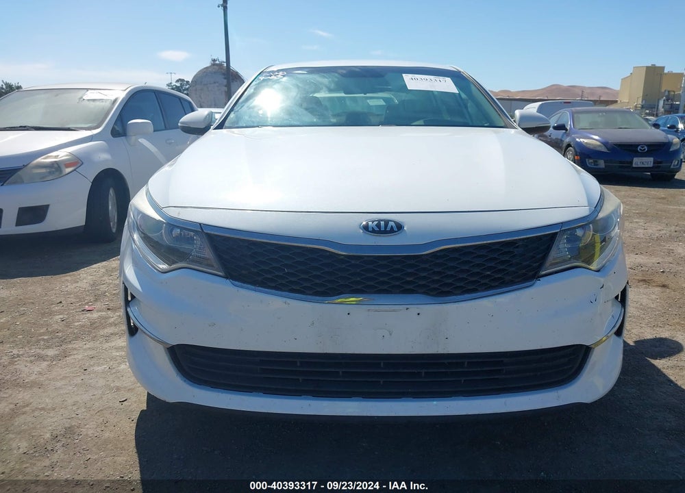2016 KIA OPTIMA LX TURBO VIN: 5XXGT4L19GG008267